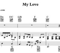 My Love - Westlife PDF