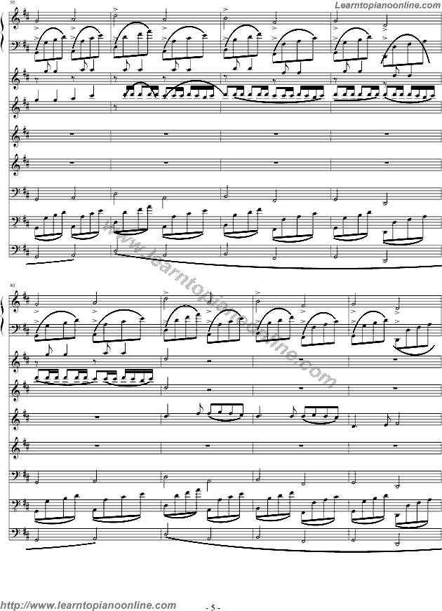 Christmas.canon Piano Sheet Music Free