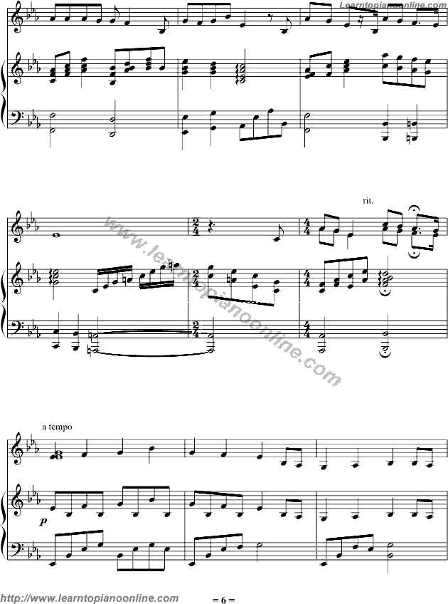 when christmas comes to town Piano Sheet Music Free