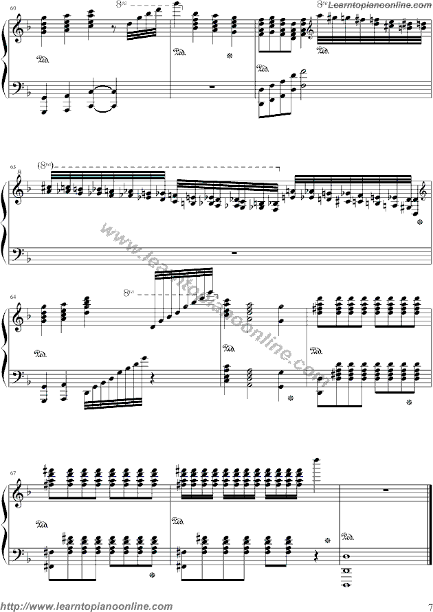 Exodus by Maksim Mrvica Piano Sheet Music Free