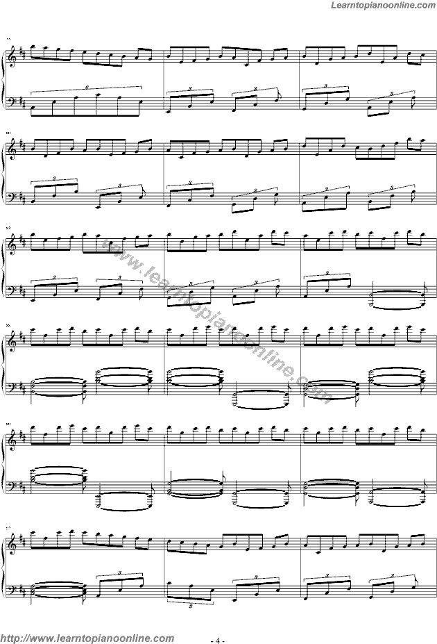 Nostalgia by Yanni Piano Sheet Music Free