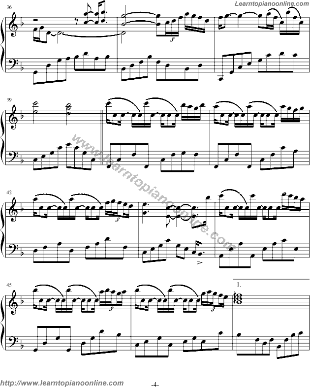 Swept Away by Yanni Piano Sheet Music Free