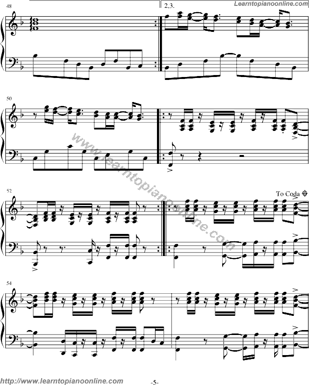 Swept Away by Yanni Piano Sheet Music Free