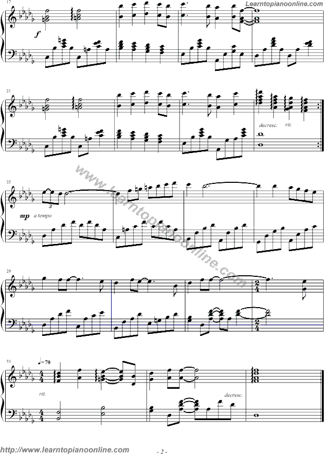 Yesterday-blueman by Beattles Piano Sheet Music Free