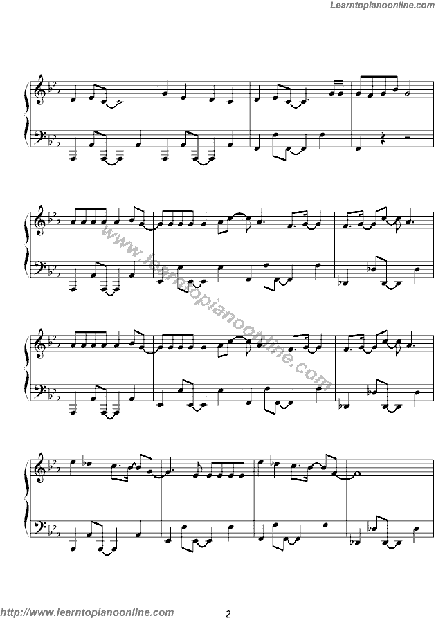 Paparazzi by Lady GaGa Piano Sheet Music Free