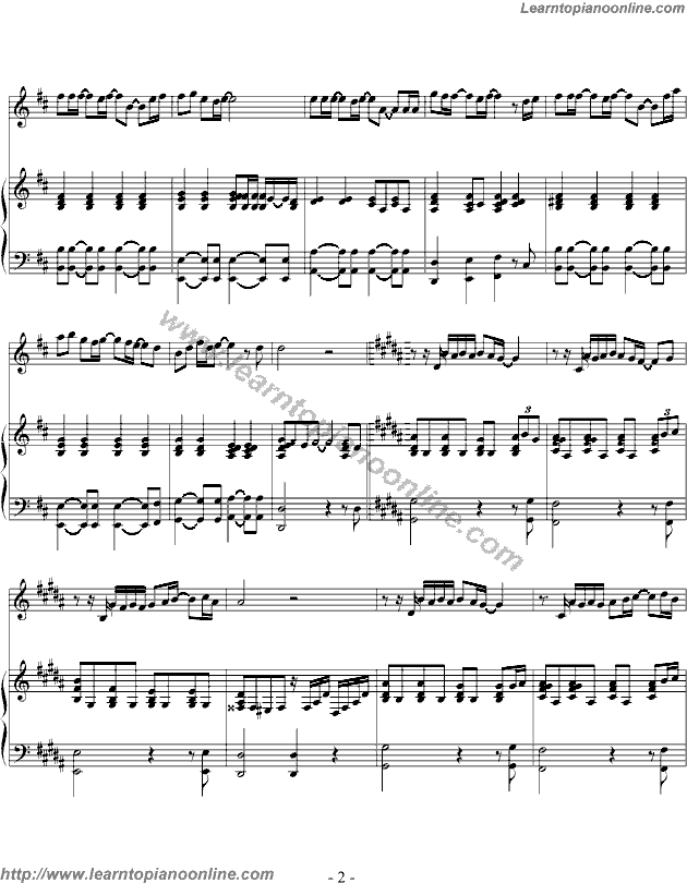 Love To Be Loved By You by Marc Terenzi Piano Sheet Music Free