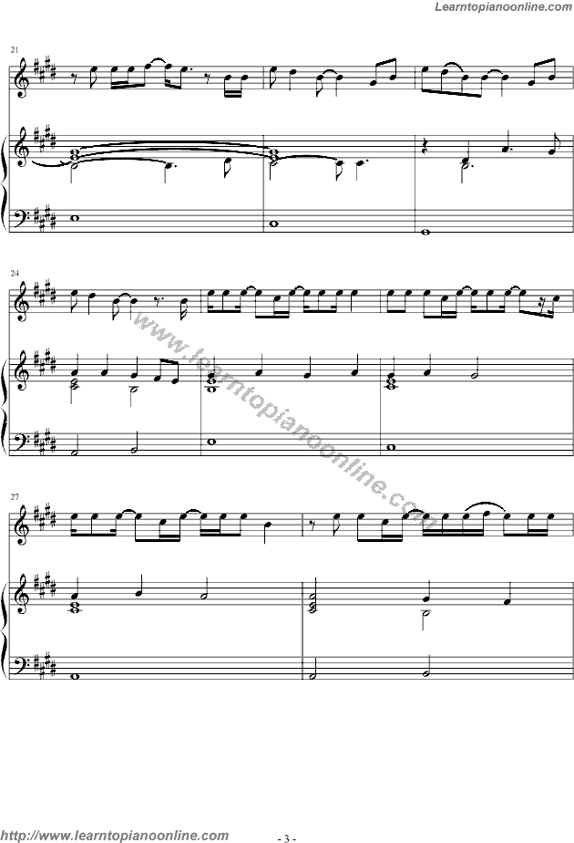 Good bye my lover by James blunt Piano Sheet Music Free