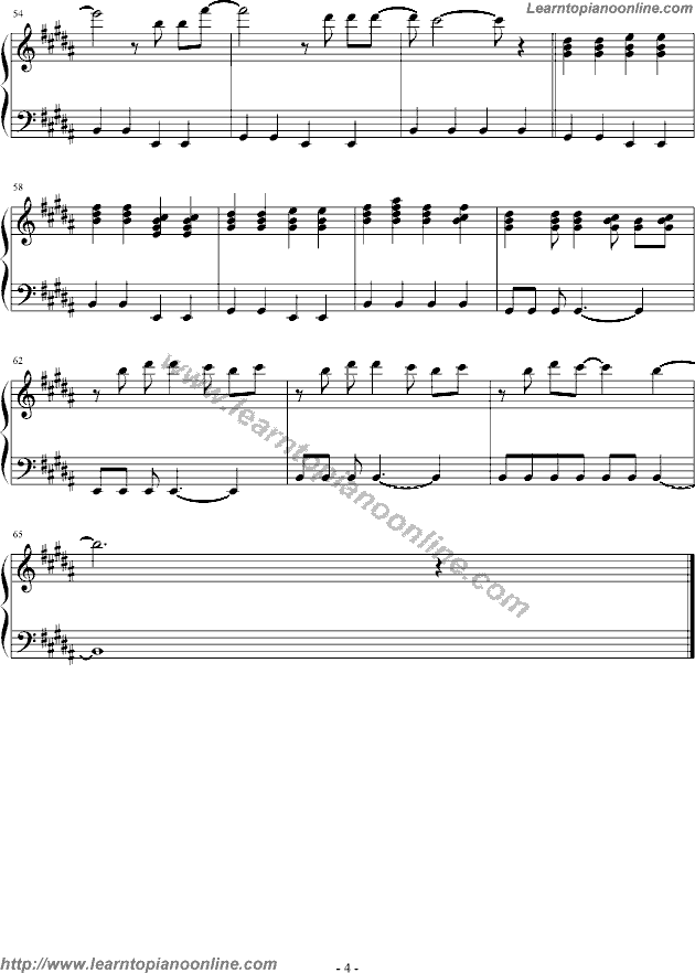 Try by Asher Book Piano Sheet Music Free