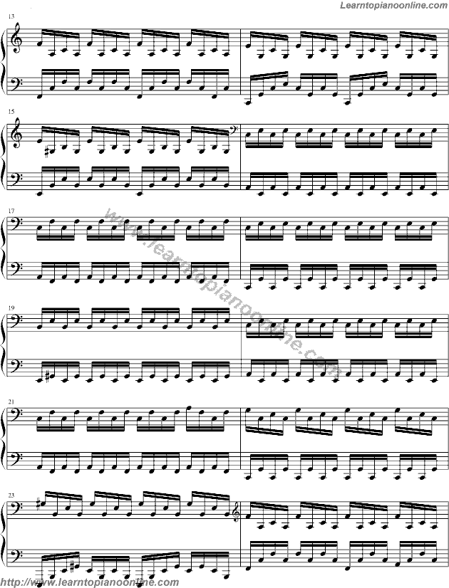  Piano Sheet Music Free