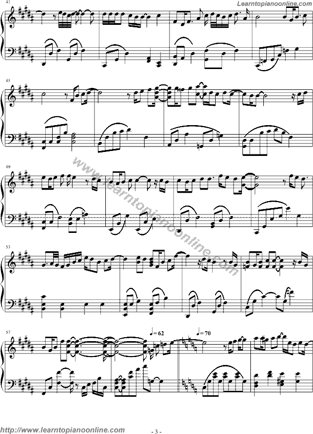 Don't Say Goodbye by TOHOSHINKI Piano Sheet Music Free