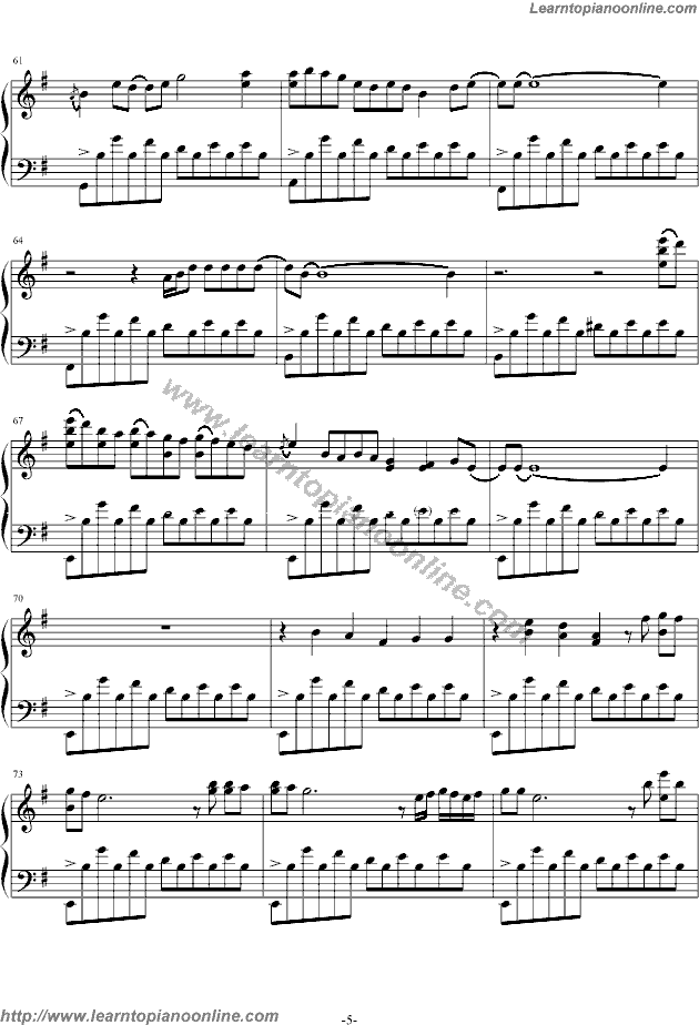 February Sea by George Winston Piano Sheet Music Free