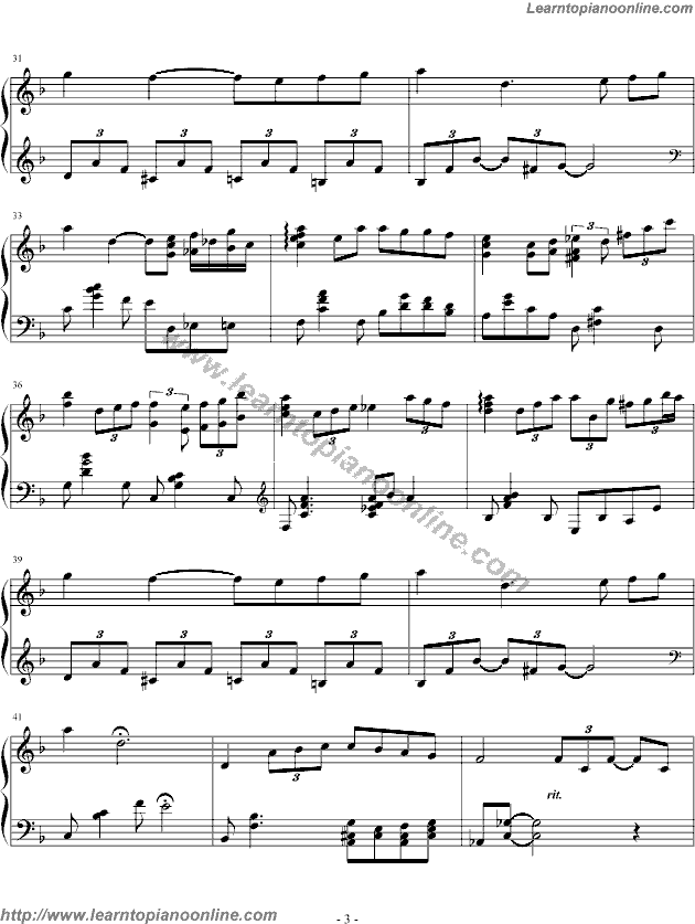 Tears On Love by Yiruma Piano Sheet Music Free