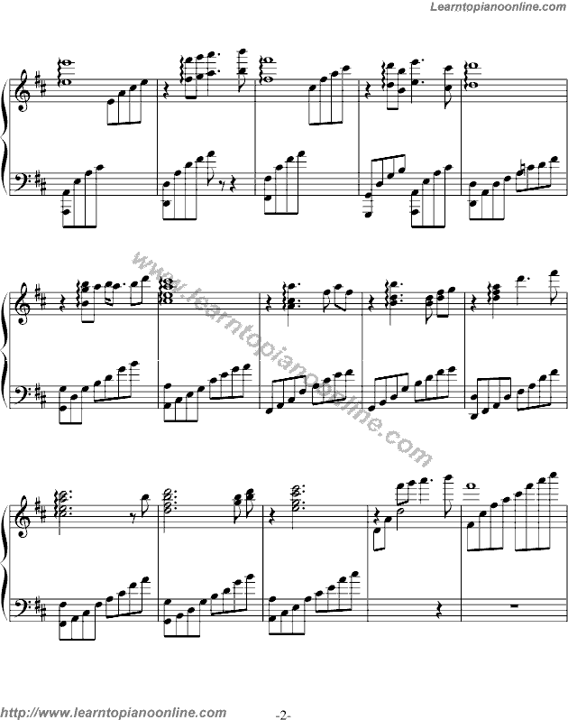 love theme piano solo Piano Sheet Music Free