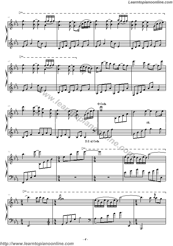 Before I Go by Yanni Piano Sheet Music Free