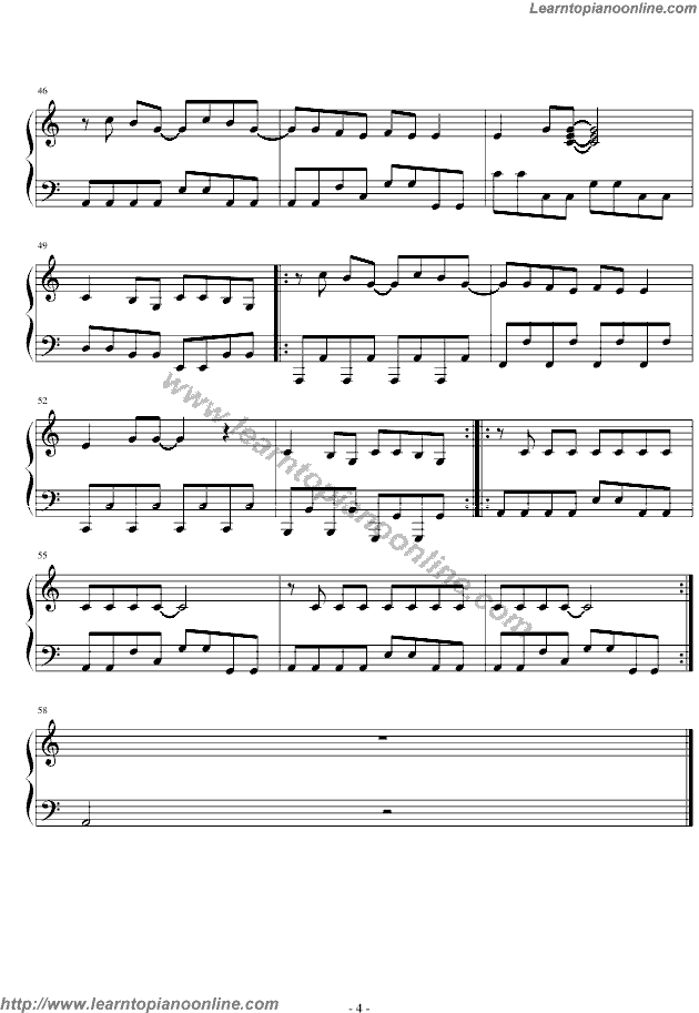 Poker Face by Lady GaGa Piano Sheet Music Free