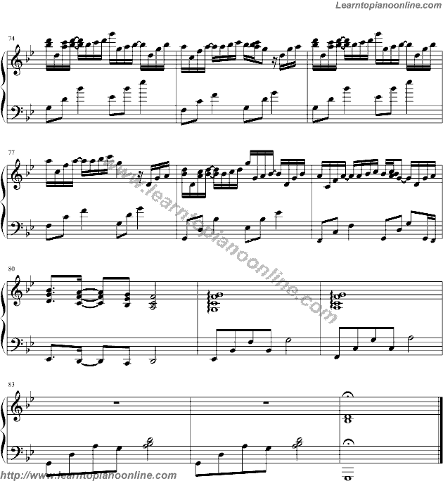 Tegami The Letter by Yukie Nishimura Free Piano Sheet Music