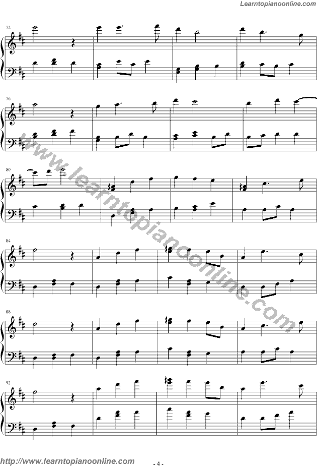 The Glory Way by Bandari Free Piano Sheet Music