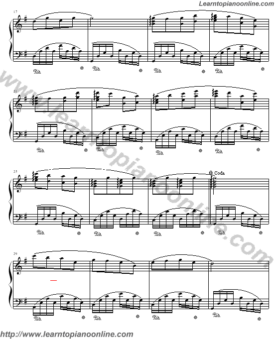 Breath of the wind by Bandari Free Piano Sheet Music