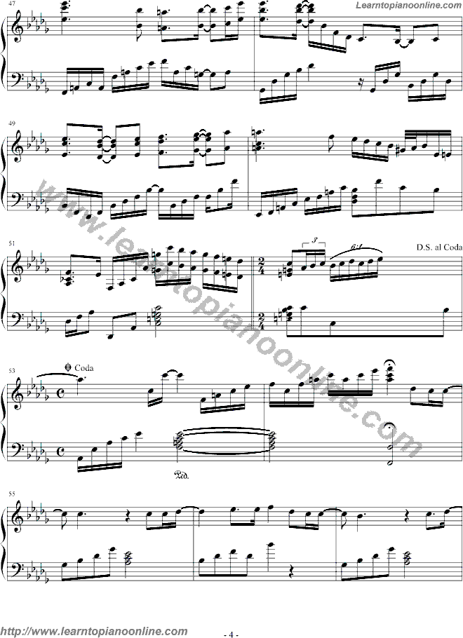 Crucify My Love by X-Japan Free Piano Sheet Music