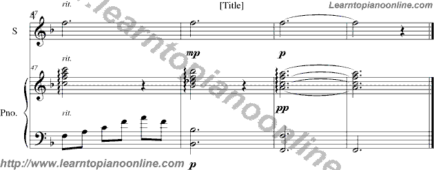 Edelweiss from The Sound Of Music Free Piano Sheet Music