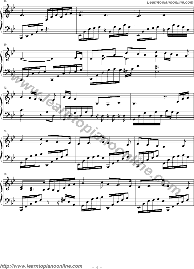 Kagayaku Sora no Shijima ni wa In the Silence of the Shining Sky by Kalafina Free Piano Sheet Music