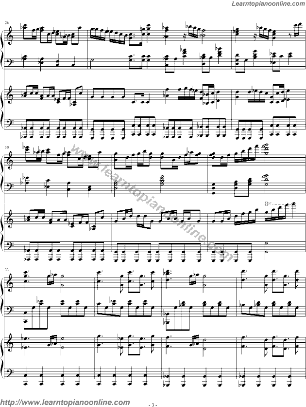 Fuego by Bond Free Piano Sheet Music