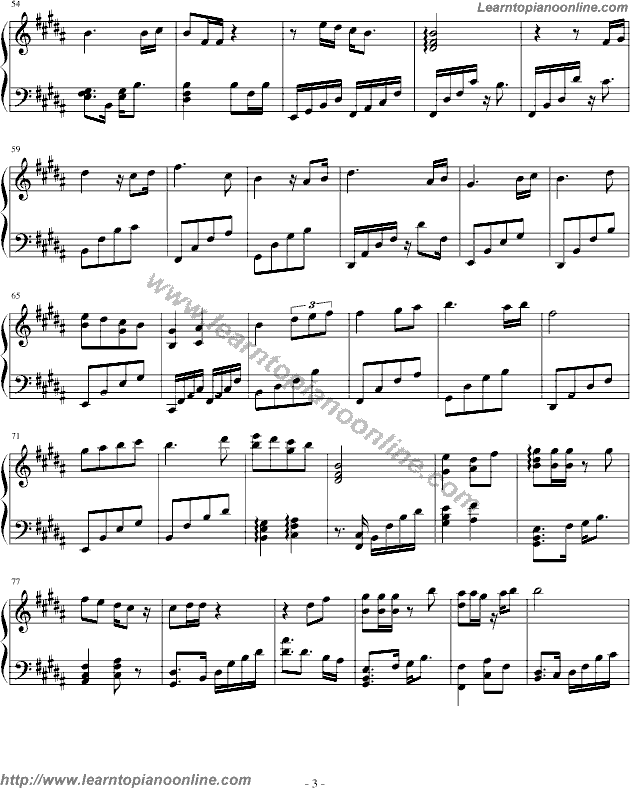 Sarang Ah Nae Ge Oh Gi Man Hae from Witch Yoo Hee by Ashily Free Piano Sheet Music