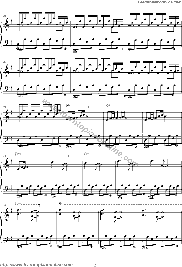 La Valse d'Amelie by Yann Tiersen Free Piano Sheet Music