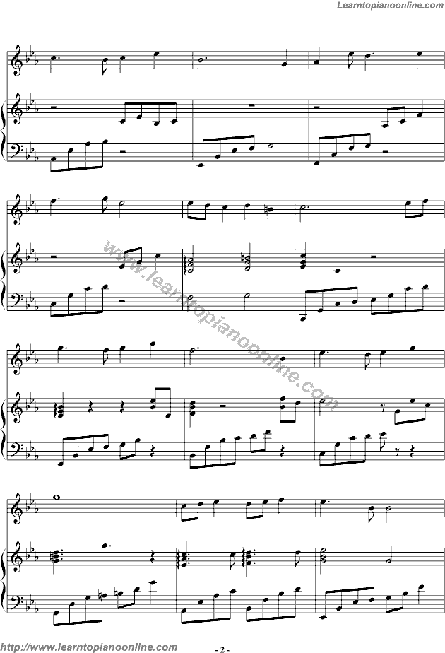 Innocent Laputa Castle in the Sky Theme by Joe Hisaishi Free Piano Sheet Music