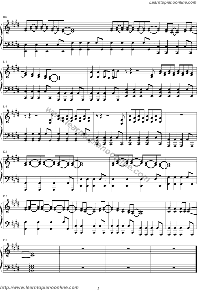 The One That Got Away by Katy Perry Free Piano Sheet Music Chords Tabs Notes Tutorial Score