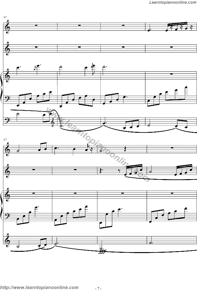 Bandari - Love Letter To You Free Piano Sheet Music Chords Tabs Notes Tutorial Score