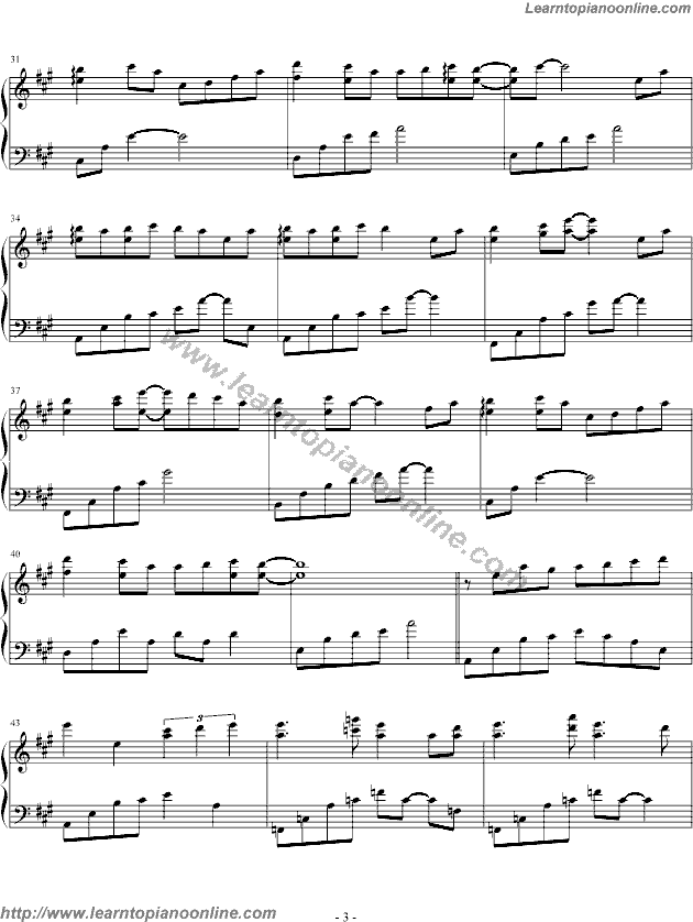 Yiruma - Leave Behind Free Piano Sheet Music Chords Tabs Notes Tutorial Score