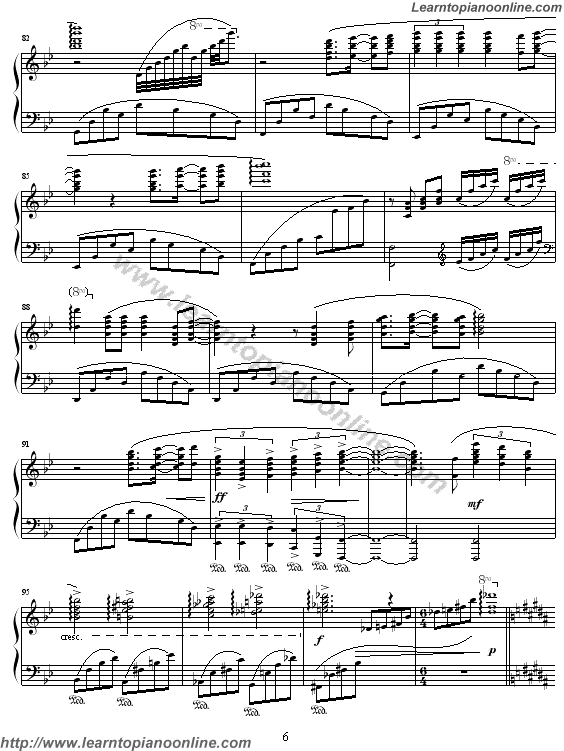 Richard Clayderman - Place de Sun Airport/Listen To The Sea Piano Sheet Music Chords Tabs Notes Tutorial Score Free