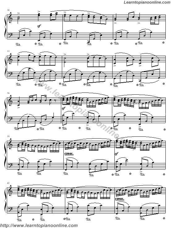 My Sassy Girl - Canon in D Piano Sheet Music Free