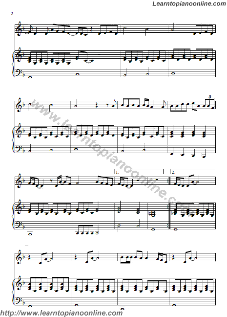 Bruno Mars - Talking to the Moon Piano Sheet Music Free